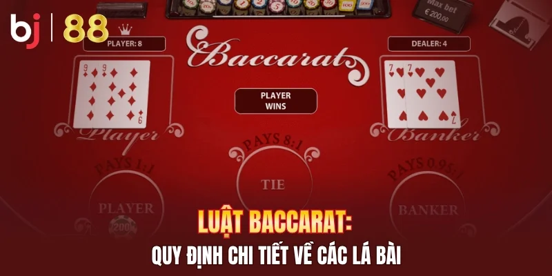 Luật Baccarat: Quy định chi tiết về các lá bài